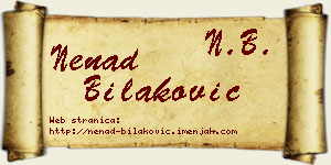 Nenad Bilaković vizit kartica